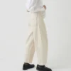 Skulpturale Denim-Hose mit Nähten