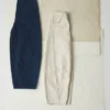 Skulpturale Denim-Hose mit Nähten