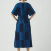Sobremesa Baumwoll-Ikat-Kleid