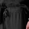 Stückgefärbte Leinen-Hose mit Kordelzug Stückgefärbte Leinen-Hose mit Kordelzug