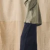 Stückgefärbte Leinen-Hose mit Kordelzug Stückgefärbte Leinen-Hose mit Kordelzug