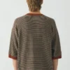 Strick-T-Shirt aus Baumwolle