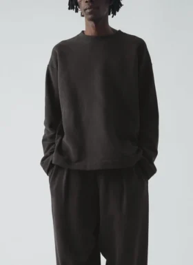 Sweatshirt aus Loopback-Jersey