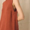 Tanktop aus Leinen-Baumwoll-Strick Tanktop aus Leinen-Baumwoll-Strick