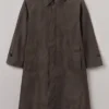 Trenchcoat aus gewachster Baumwolle