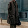Trenchcoat aus gewachster Baumwolle