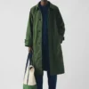 Trenchcoat aus gewachster Baumwolle