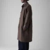 Trenchcoat aus gewachster Baumwolle