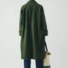 Trenchcoat aus gewachster Baumwolle
