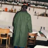 Trenchcoat aus gewachster Baumwolle