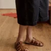 Vibae Leder-Fischersandalen