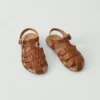 Vibae Leder-Fischersandalen mit Schnalle Vibae Leder-Fischersandalen mit Schnalle