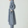 Weiches Abendkleid aus doppelseitiger Baumwolle