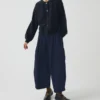 Weite Hose aus Baumwolltwill Weite Hose aus Baumwolltwill